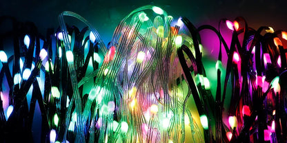 Addressable RGB Christmas LED String Lights