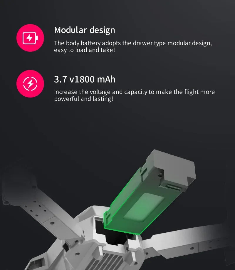 Pro WiFi FPV Drone - Single/Dual 4K/1080P Camera, Wide-Angle HD, Altitude Hold, Foldable Quadcopter RC Helicopter Toy