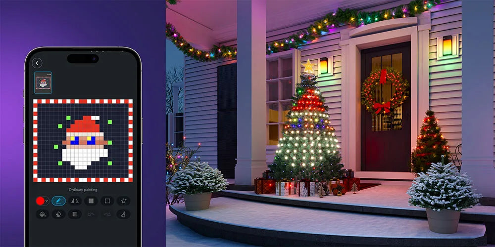 RGBIC Smart Christmas Tree Lights – 400 LED