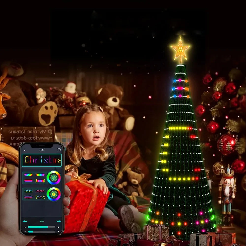 RGBIC Smart Christmas Tree Lights – 400 LED
