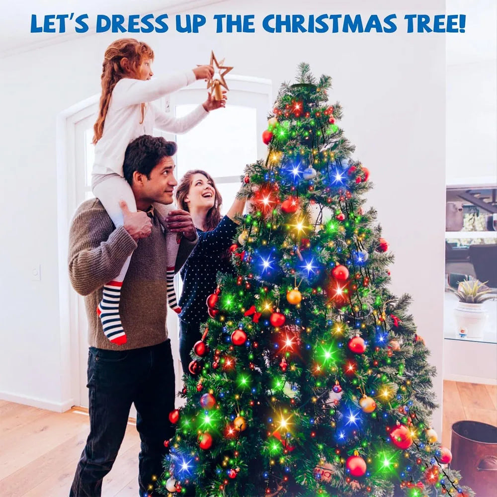RGBIC Smart Christmas Tree Lights – 400 LED