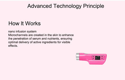 Vacuum Activated Hyaluronic Acid Beauty Gun Negative Pressure Moisturizing Microcrystal Pen Beauty Tool - Global Mix