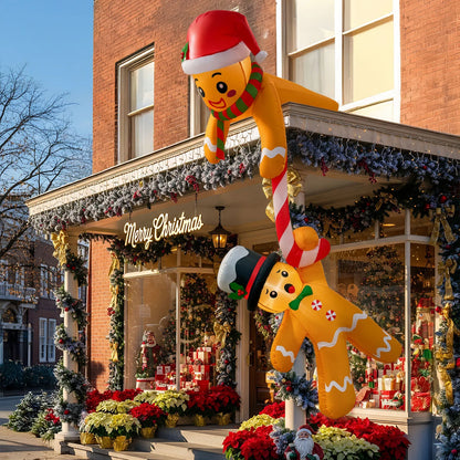 7 FT Inflatable Gingerbread Man Christmas Decoration