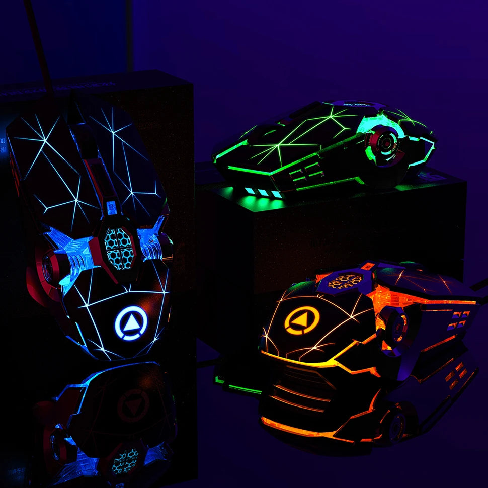 Wired RGB Ergonomic Gaming Mouse