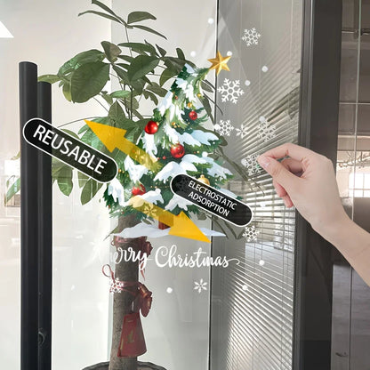 Reusable Christmas Window Cling Sheet