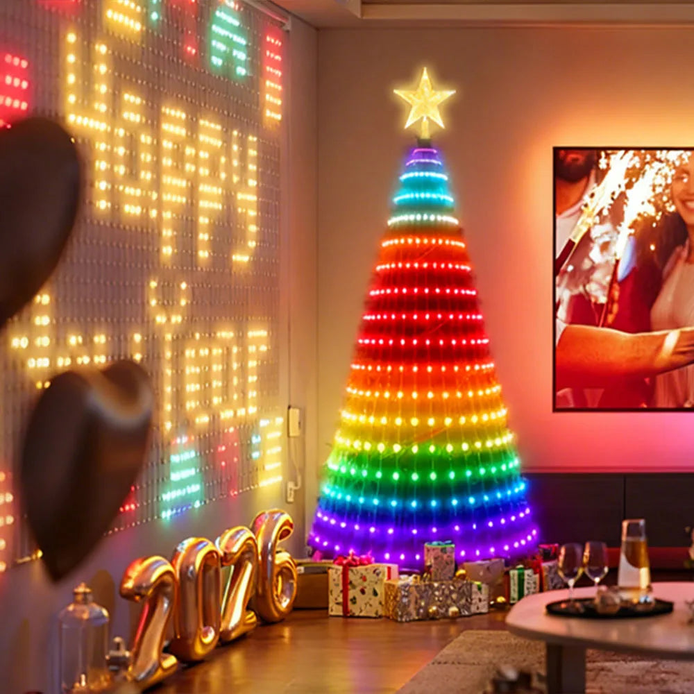 RGBIC Smart Christmas Tree Lights – 400 LED