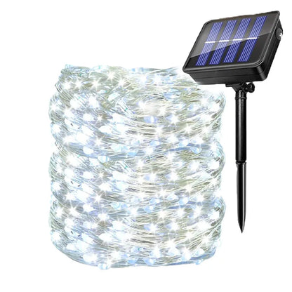 Outdoor Solar Christmas String Lights – 4 Pack