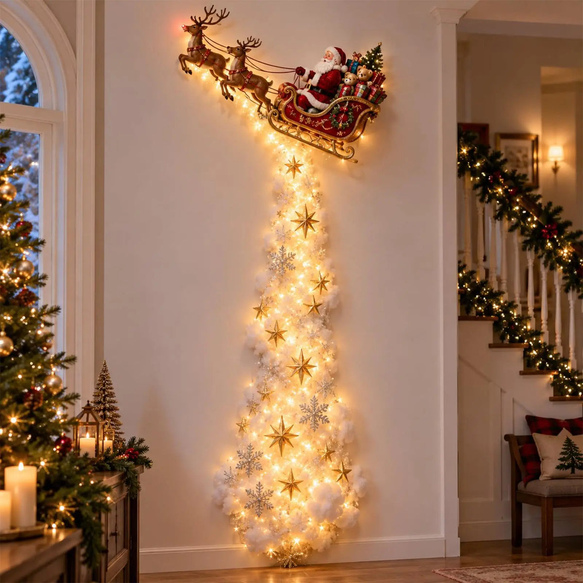 Christmas Magic Trail LED Wall Light — Global Mix holiday decor image 23