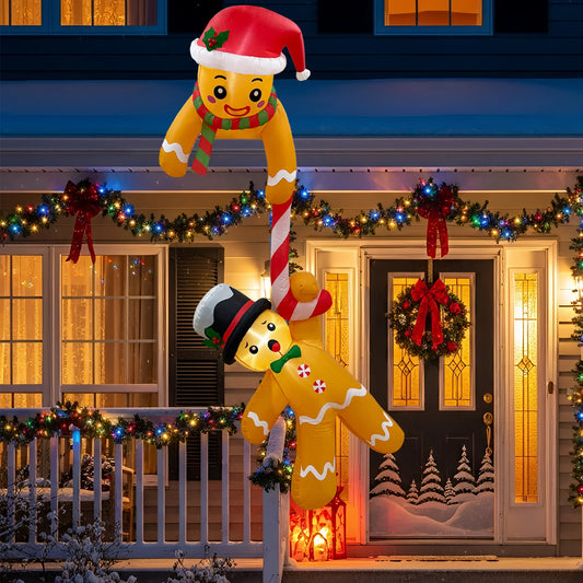 7 FT Inflatable Gingerbread Man Christmas Decoration