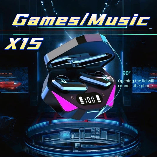 Wireless Gaming Earphones – Deep Stereo Audio & Pro Voice Mic