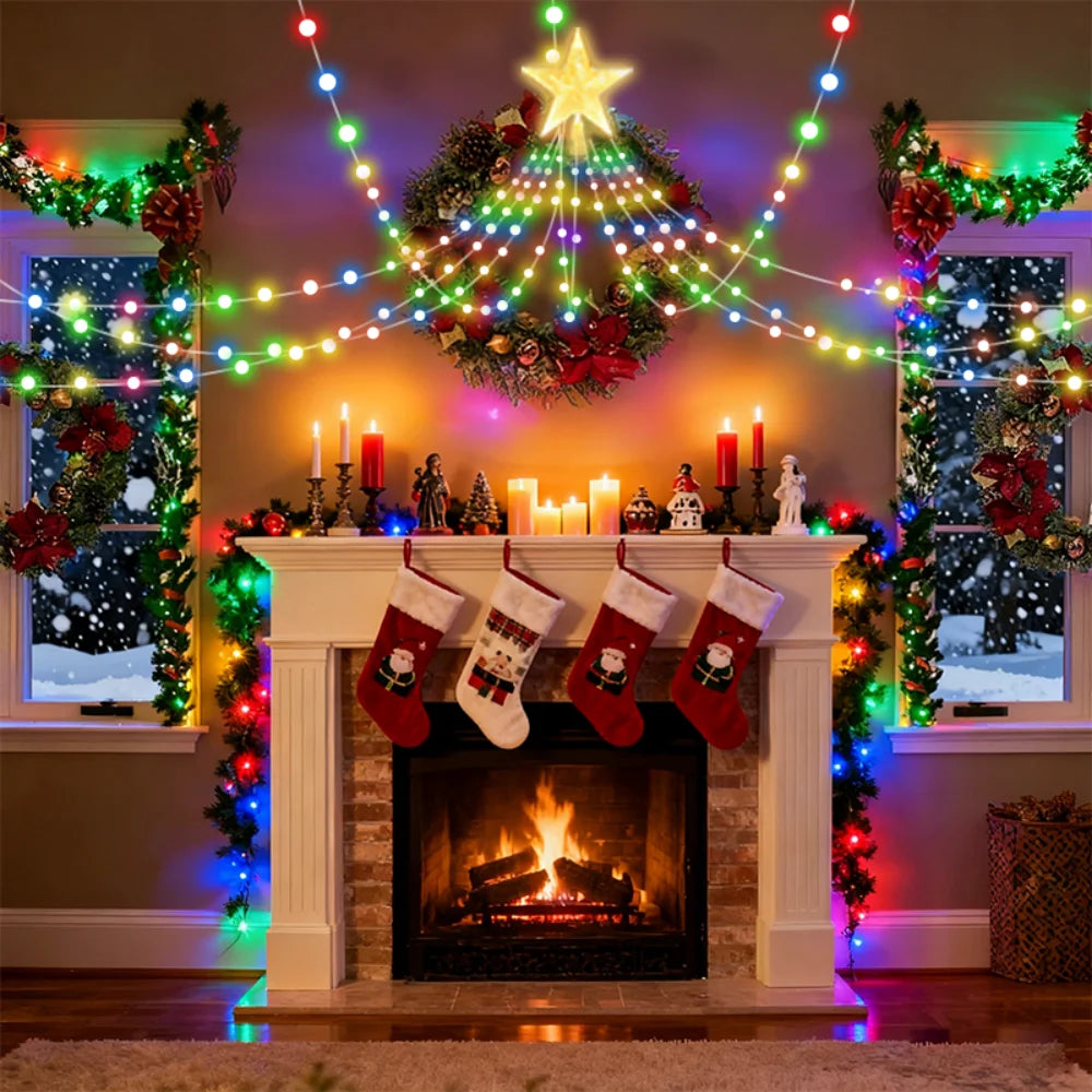 RGBIC Smart Christmas Tree Lights – 400 LED