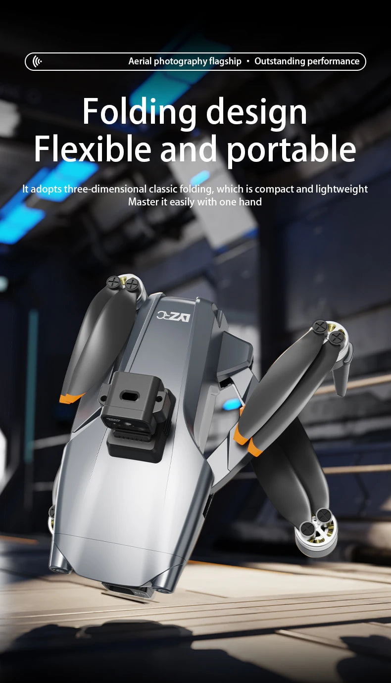 4K Professional Drone With HD Camera 3-Axis Gimbal GPS Dron 360° Obstacle Avoidance 5G WIFI RC Quadcopter Toys