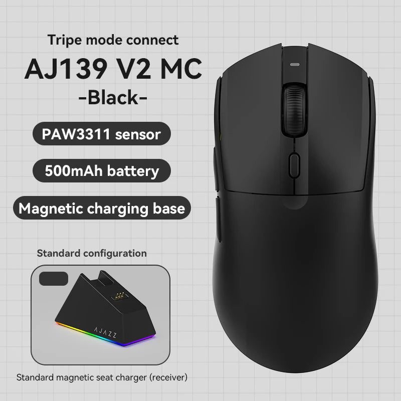 Ajazz AJ139 V2 MC Wireless Gaming Mouse