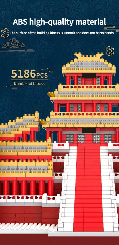 5186Pcs Chinese Architecture Mini Building Blocks Set for Adults - Educational Architectur