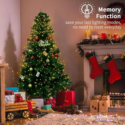 LED Waterfall Christmas Tree Lights — Global Mix holiday decor image 3