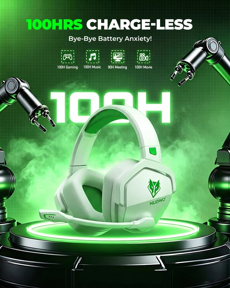 NUBWO Wireless Gaming Headset for Xbox & PC