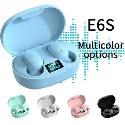 Wireless Earphones Bluetooth 5.0 Headphones Waterproof Earbuds LED Display HD Stereo Bass Mic