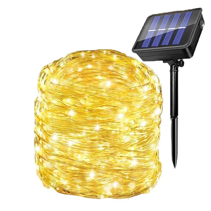 Outdoor Solar Christmas String Lights – 4 Pack