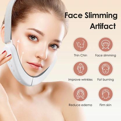 V-Face Beauty Device Micro-current Face Shaping Machine for Facial Lifting and Firming Intelligent Facial Massager USB Charging - Global Mix