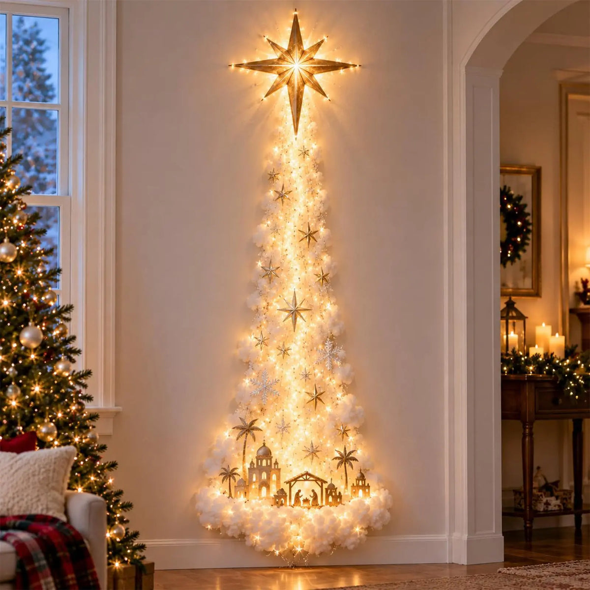 Christmas Magic Trail LED Wall Light — Global Mix holiday decor image 21