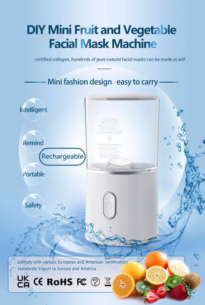 Face Mask Maker Machine Facial Treatment DIY Automatic Fruit Natural Vegetable Collagen Home Use Beauty Salon SPA beauty Device - Global Mix