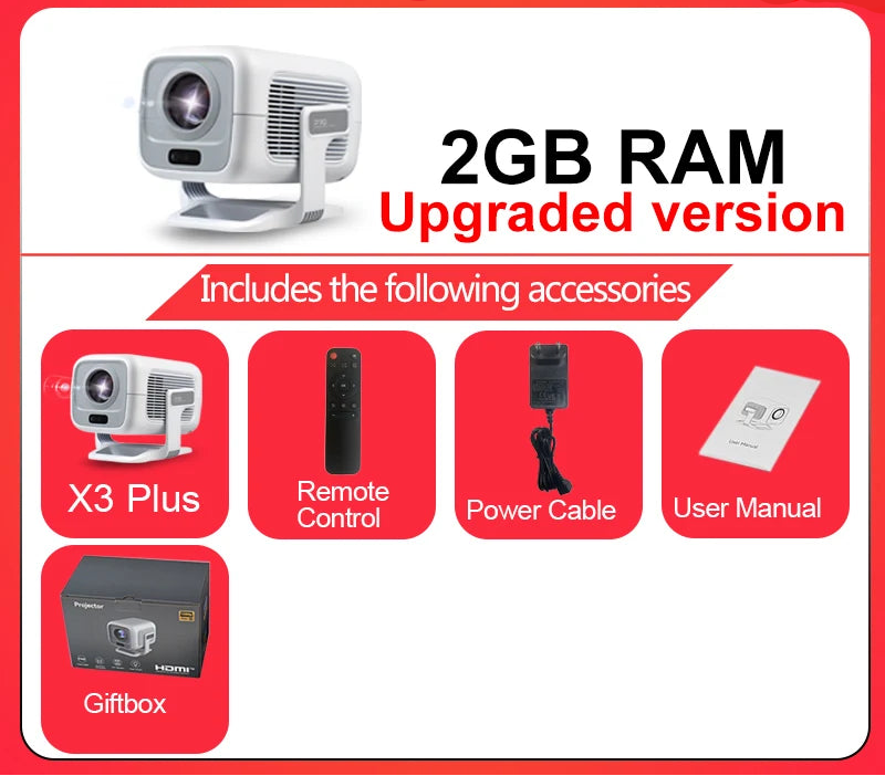 4K Projector Android Native Portable 1080P Auto Focus 600ANSI Video home Cinema Outdoor hd led Projetor