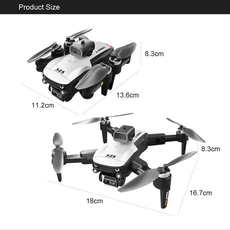 Drone 8K 5G GPS HD Aerial Photography Dual-Camera Omnidirectional Obstacle Brushless Avoidance Quadcopter
