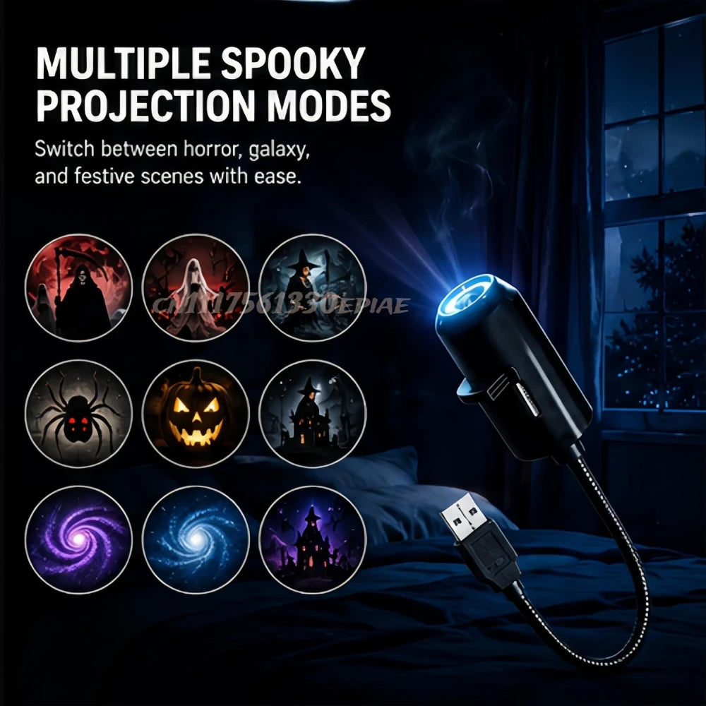 HD Rotating Christmas Projector Light