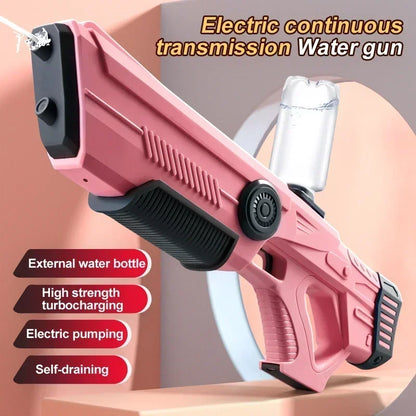 Electric Automatic Water Gun Toys Portable for Kids and Adults Summer Outdoor Fun