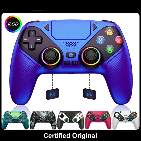 Wireless RGB gaming controller for PS5 and PC