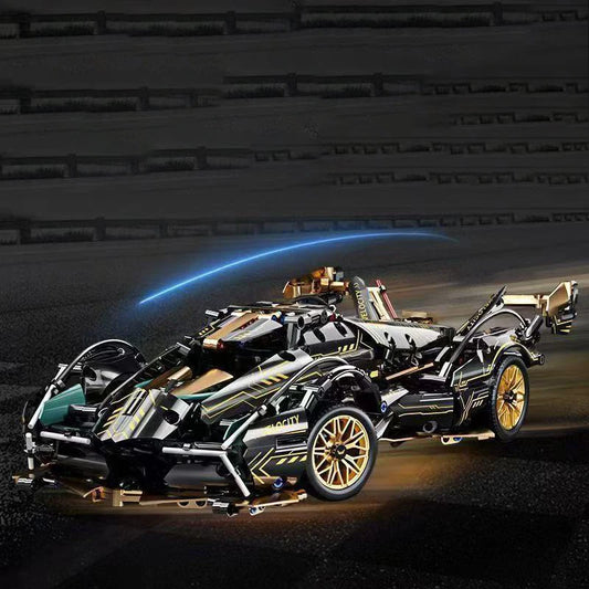 1690 Piece V12 Model Car Building Block Set - Upgraded Version, Durable Abs Material, Perfect Choice for Home Decoration and Gifts, Christmas