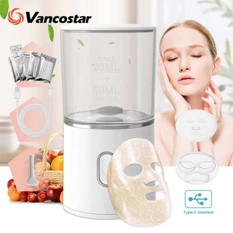 Face Mask Maker Machine Facial Treatment DIY Automatic Fruit Natural Vegetable Collagen Home Use Beauty Salon SPA beauty Device - Global Mix