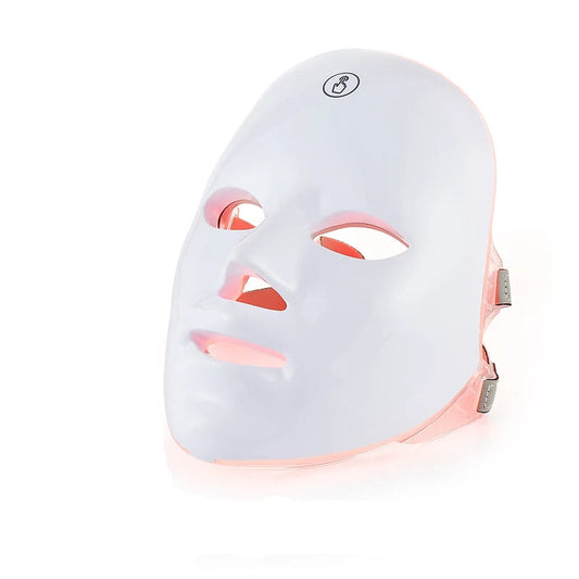 Wireless 7 Colors LED Face Beauty Machine Photon Facial Neck Skin Tighten Rejuvenation Facial Neck Mask