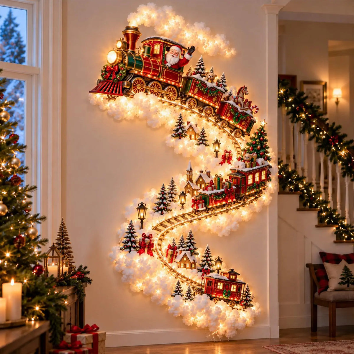 Christmas Magic Trail LED Wall Light — Global Mix holiday decor image 16