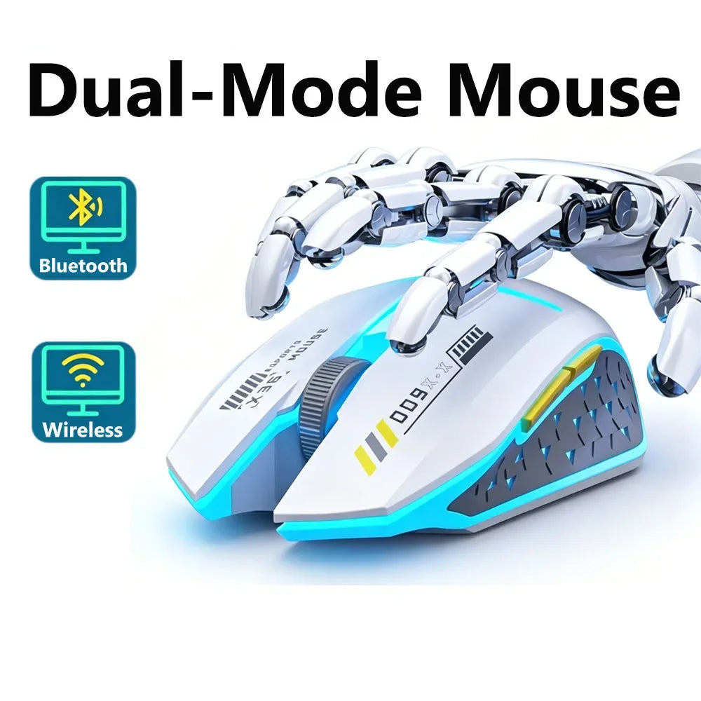 KEBIDUMEI Dual-Mode Wireless Gaming Mouse – Bluetooth 5.4 + 2.4G