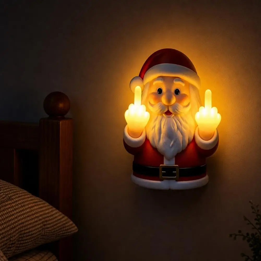 Funny Glowing Santa Christmas Night Light