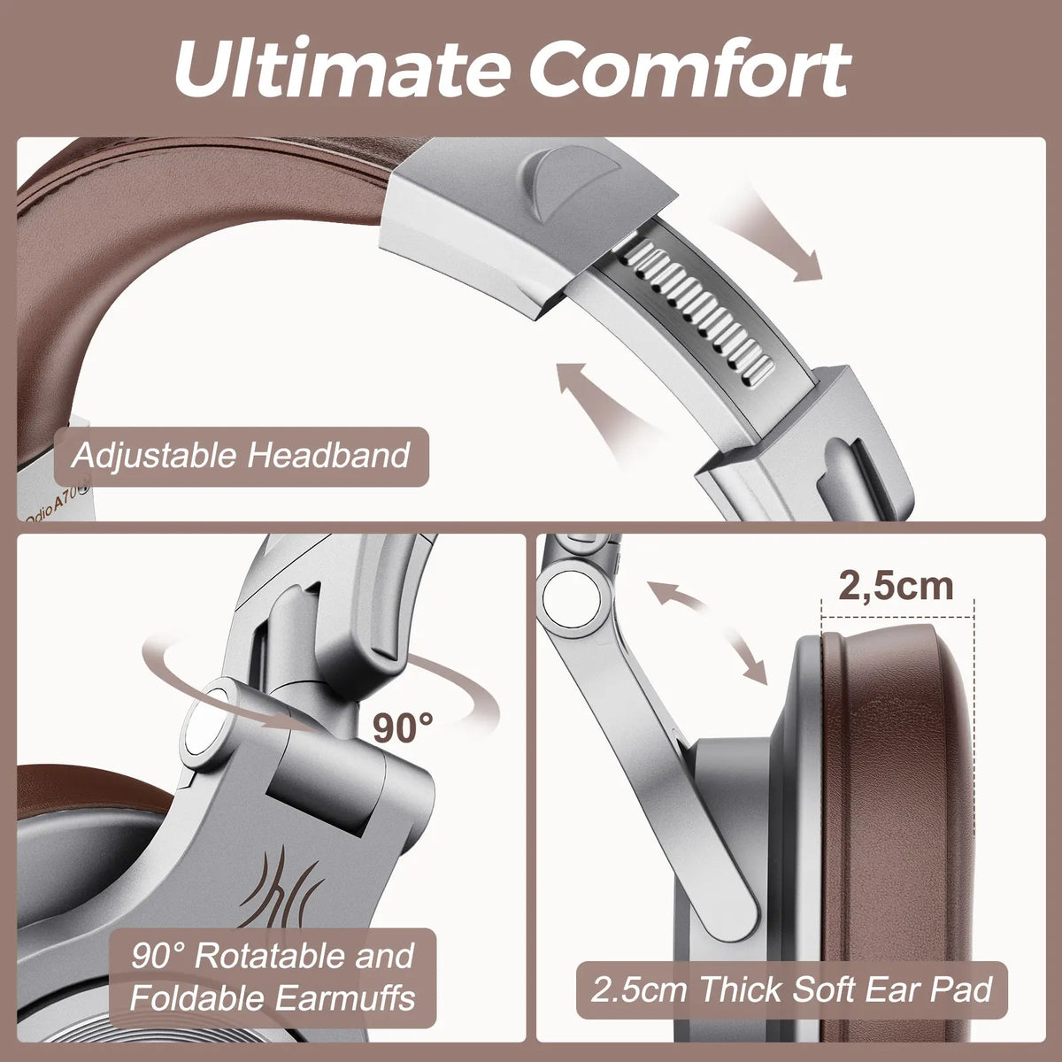 OneOdio A70 Wireless Studio Headphones