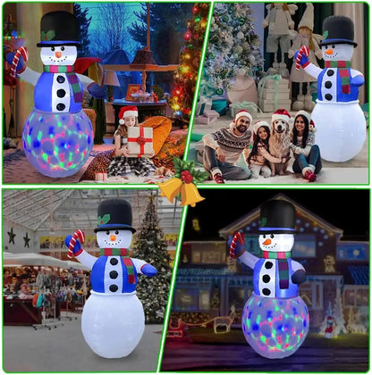 6FT LED Snowman Christmas Inflatable — Global Mix holiday decor image 5