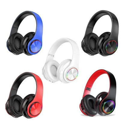 RGB Wireless Bluetooth Headphones with Microphone