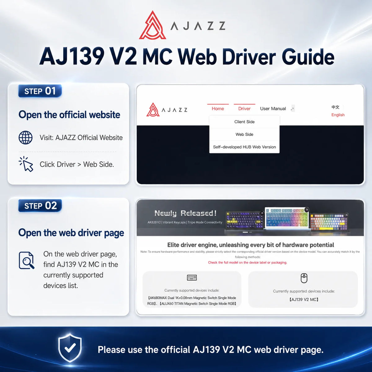 Ajazz AJ139 V2 MC Wireless Gaming Mouse