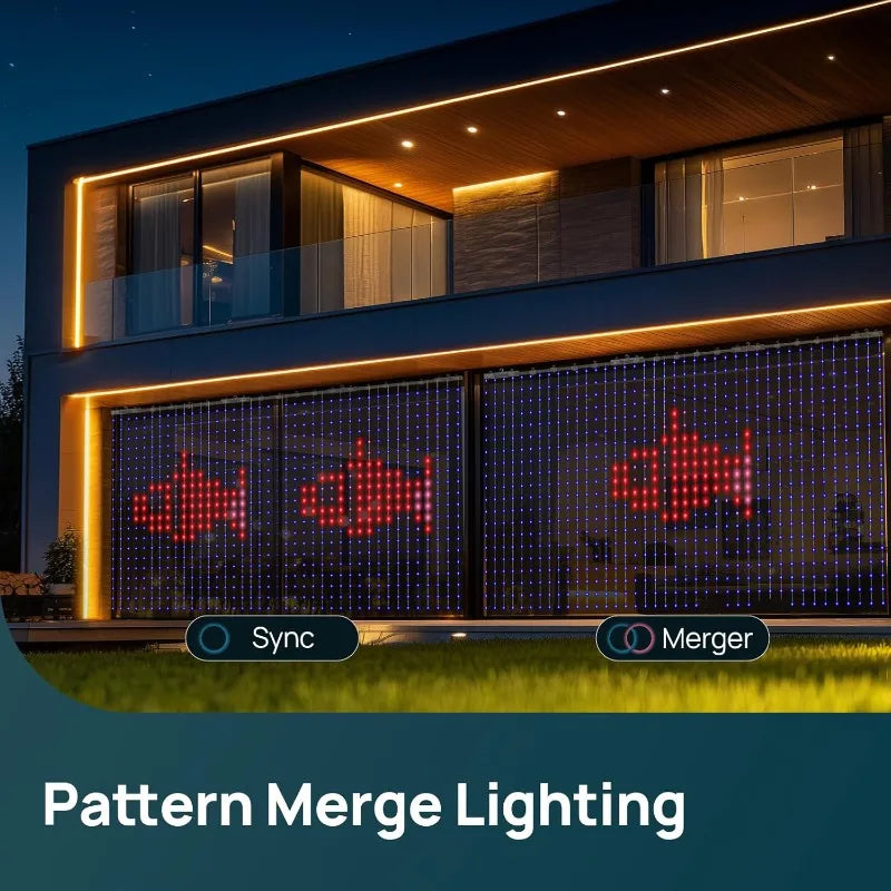 RGB Smart Fairy Curtain Lights