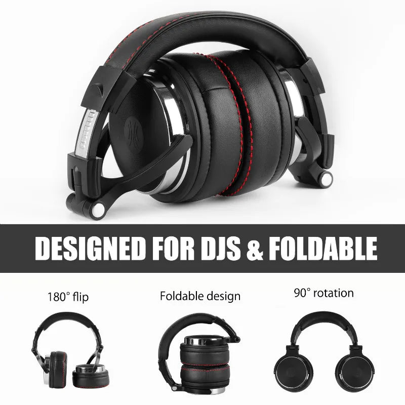 OneOdio Pro 50 Wired Studio Headphones with Microphone