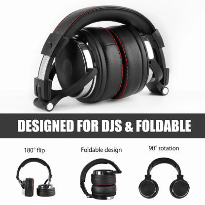 OneOdio Pro 50 Wired Studio Headphones with Microphone