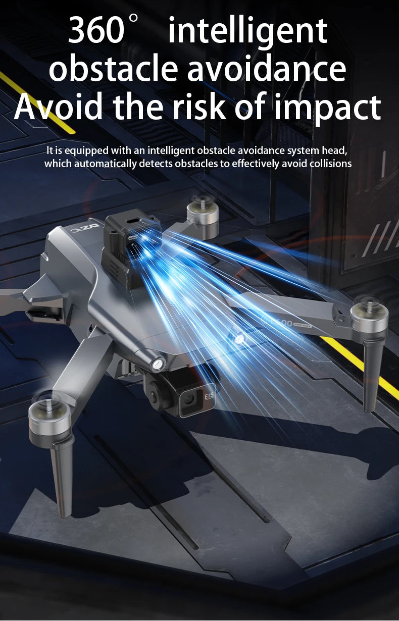 4K Professional Drone With HD Camera 3-Axis Gimbal GPS Dron 360° Obstacle Avoidance 5G WIFI RC Quadcopter Toys