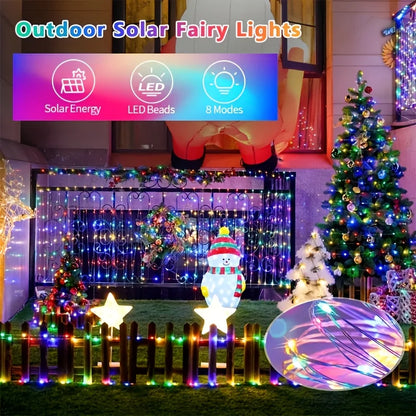 Outdoor Solar Christmas String Lights – 4 Pack