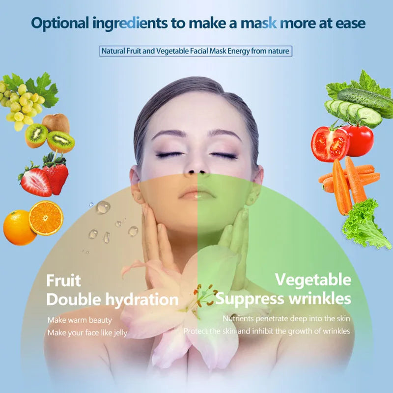 Face Mask Maker Machine Facial Treatment DIY Automatic Fruit Natural Vegetable Collagen Home Use Beauty Salon SPA beauty Device - Global Mix