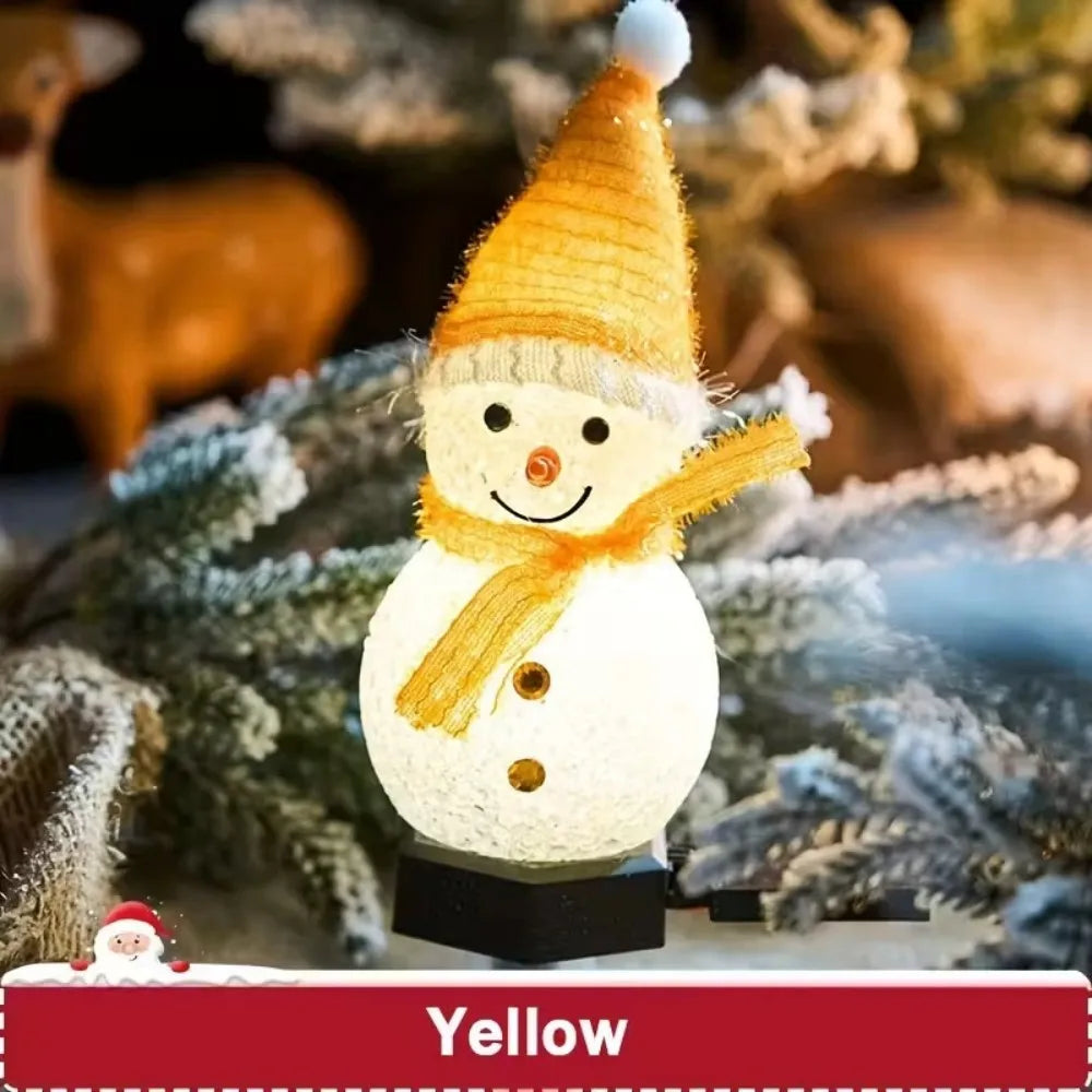 Solar Snowman LED Garden Light — Global Mix holiday decor image 14
