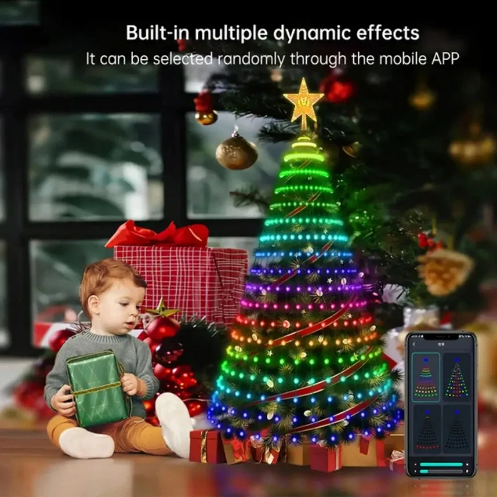 RGBIC Smart Christmas Tree Lights – 400 LED