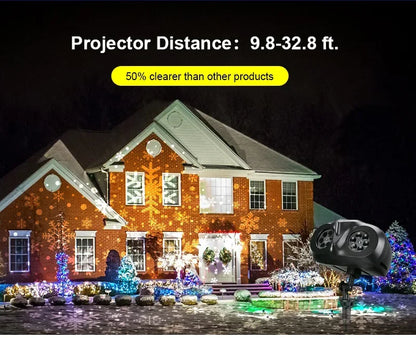 Outdoor Snowflake Christmas Projector Light
