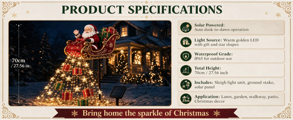 Snowman Starfall Christmas Garden Light